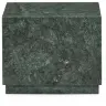 Приставной столик Sorein из черного мрамора 50 x 50 см