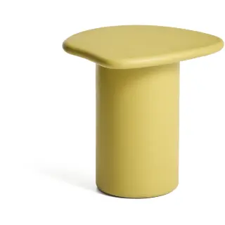 Уличный приставной столик Macarella из горчичного бетона, 48 x 47 см