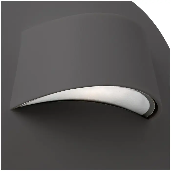 Уличный настенный светильник Brow темно-серый