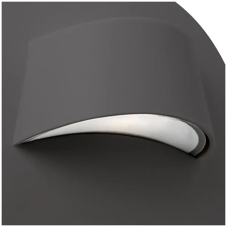 Уличный настенный светильник Brow темно-серый