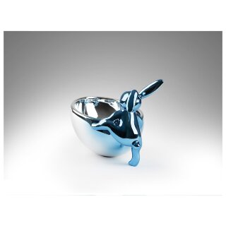 Cuenco Rabbit Декоративная фигура синий/серебряный