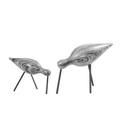 Статуэтка Wood grain bird black B