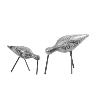 Статуэтка Wood grain bird black B
