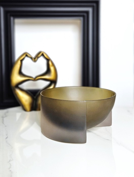 Чаша Transparent Green bowl