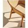 Стул Galea из тикового дерева и синтетического ротанга