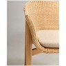 Стул Galea из тикового дерева и синтетического ротанга