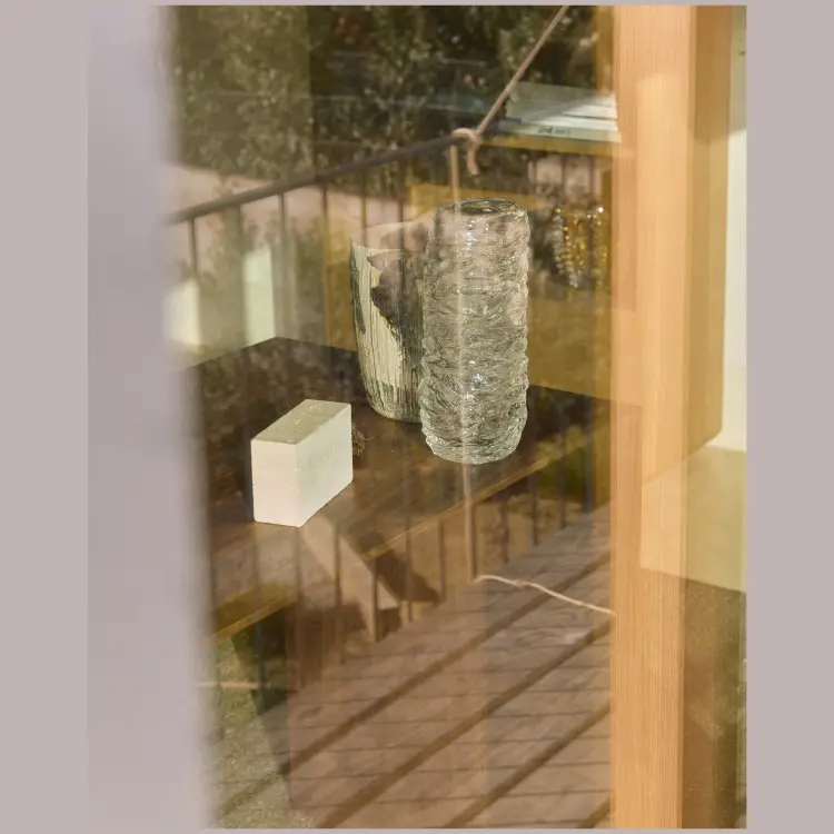 Ваза Vorma из прозрачного стекла 29,5см