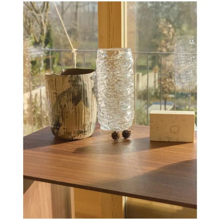 Ваза Vorma из прозрачного стекла 29,5см