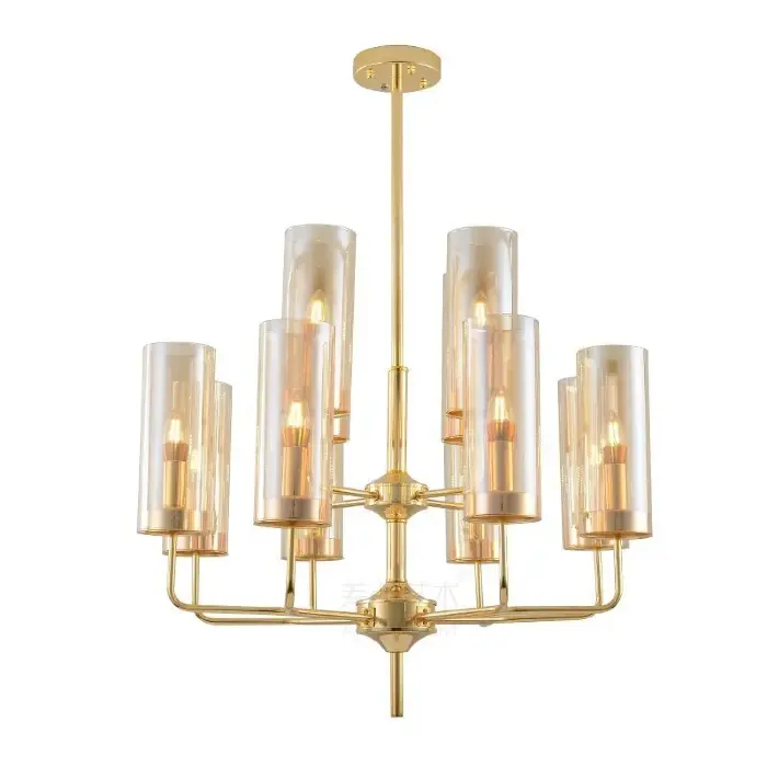 Люстра Glass Tube Chandelier 12