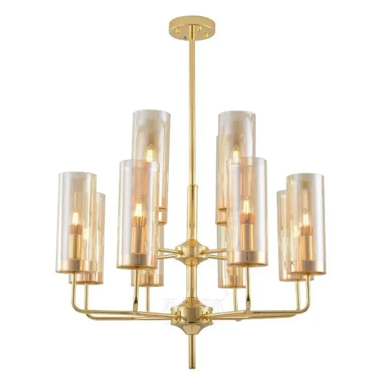 Люстра Glass Tube Chandelier 12