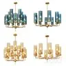 Люстра Glass Tube Chandelier 12
