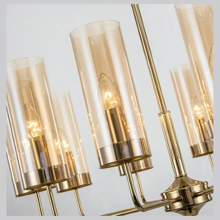 Люстра Glass Tube Chandelier 12