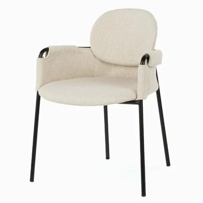 Обеденный стул Claudio c подлокотниками