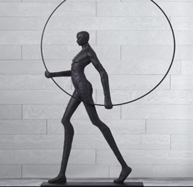 Торшер Man Carries Light Circle