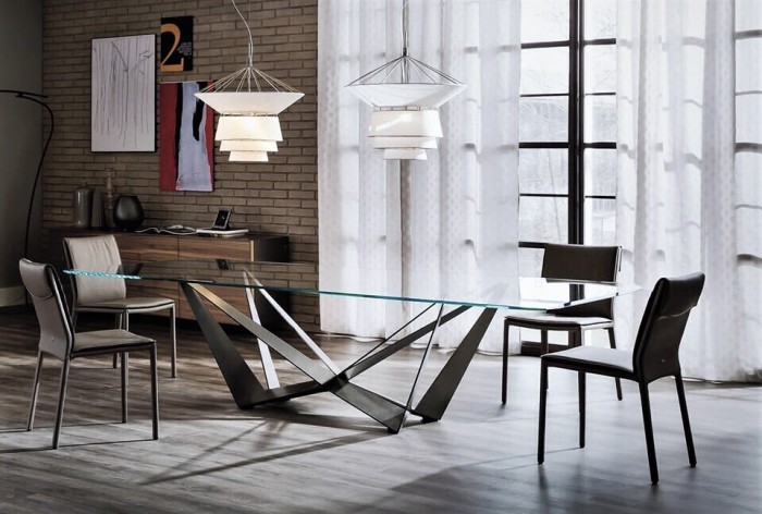 Стол обеденный Scorpio Glass B4801