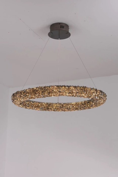 Люстра Lorella Round Black D40