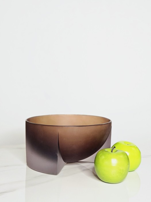Чаша Transparent Brown bowl