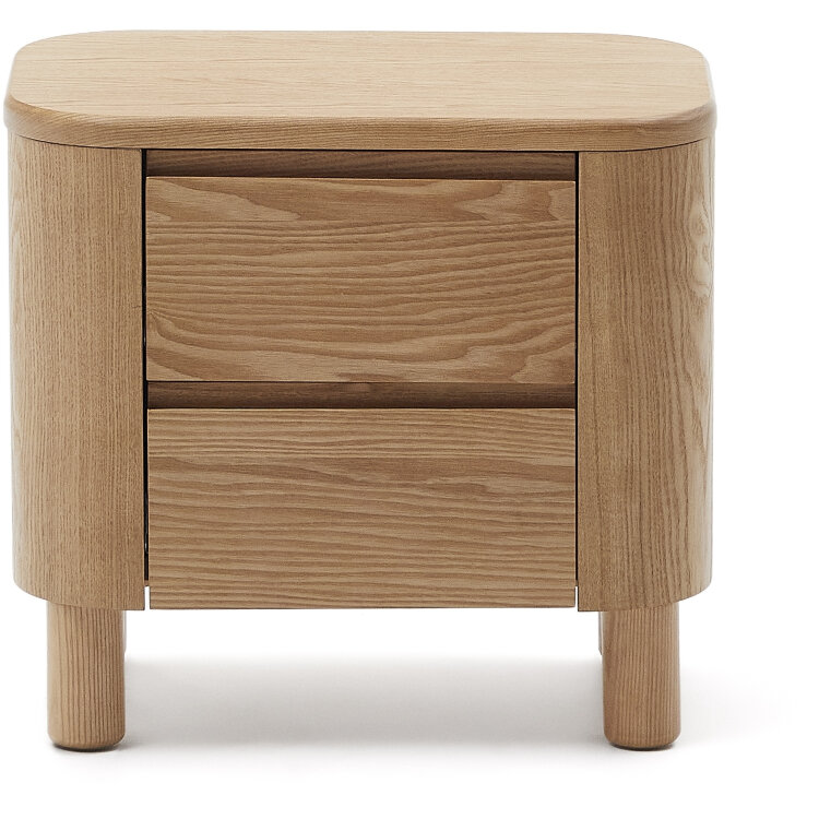 Прикроватная тумбочка Salaya из ясеневой фанеры 55 см x 50 см