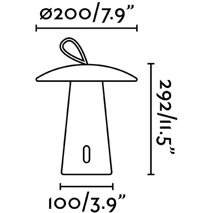 Переносной светильник Task белый