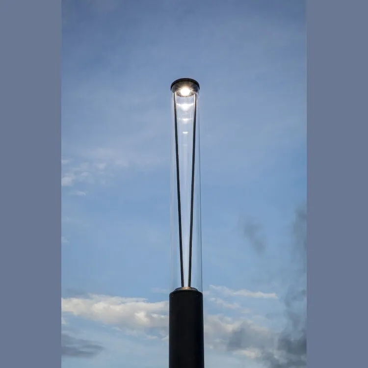 Rush 3700 Темно-серый уличный фонарь 4000K, ширина 360º DALI