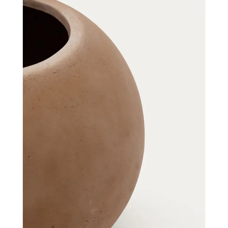 Кашпо Solna терракотовое с эффектом цемента Ø51см