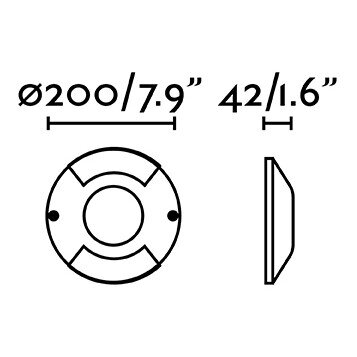 Уличный светильник Loth-2 черный