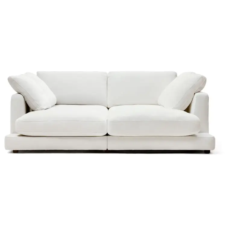 Gala 3-х местный диван с двойным шезлонгом белого цвета 210 см