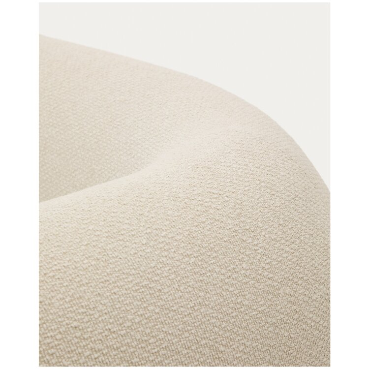 Модульный 4-местный диван Martina цвета экрю с левым шезлонгом 377 см