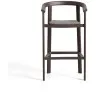 Уличный барный стул Erice из алюминия и веревки коричневого цвета, 75 см