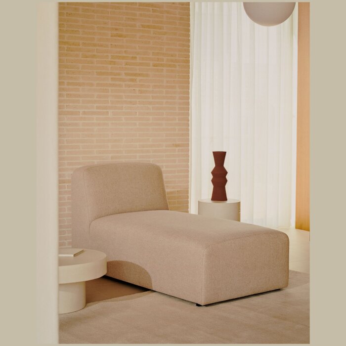 Neom Модуль шезлонга бежевого цвета 152 x 75 см