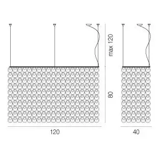 Подвесная люстра Giogali SP RET 1