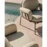 Joncols Алюминиевое кресло для улицы серого цвета