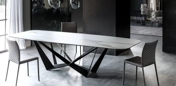 Стол обеденный Scorpio Marble B5809