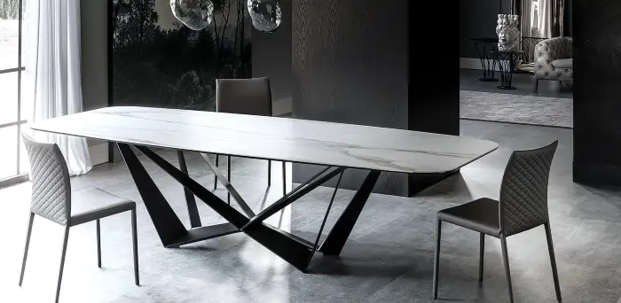 Стол обеденный Scorpio Marble B5809