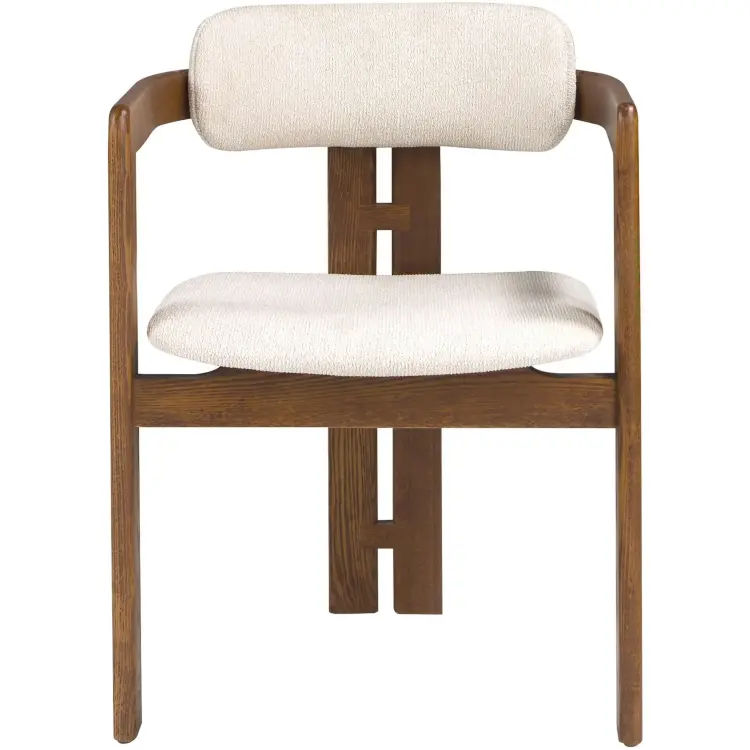 Стул 4194 из ткани белого цвета