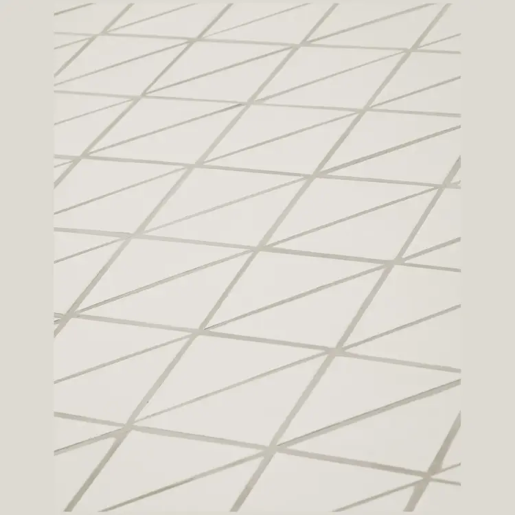 Уличный стол Maurina из зеленой оцинкованной стали с плиткой цвета экрю 182 x 91 см