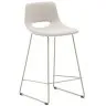 Полубарный стул Zahara бежевого цвета со сталью бежевого цвета