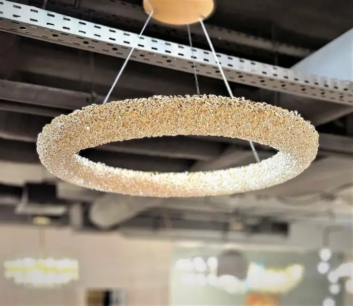 Люстра Lorella Round Gold D80