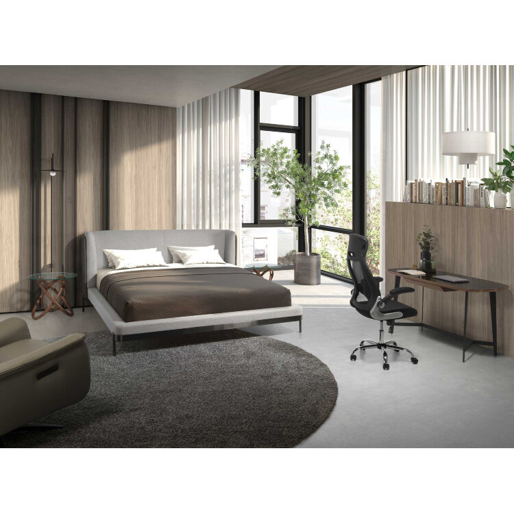 Приставной столик 2126/LT20051 из стекла и ореха