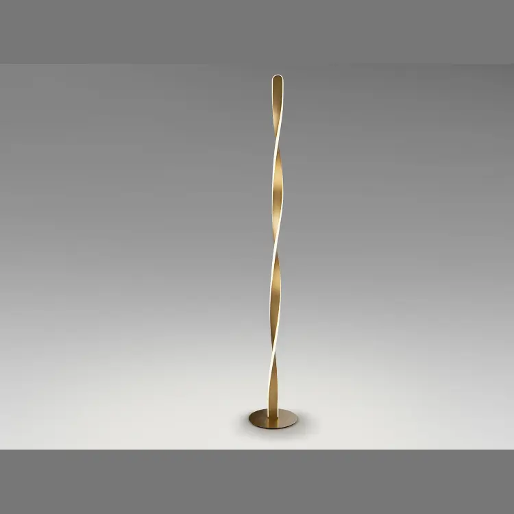 Торшер Twist золотой