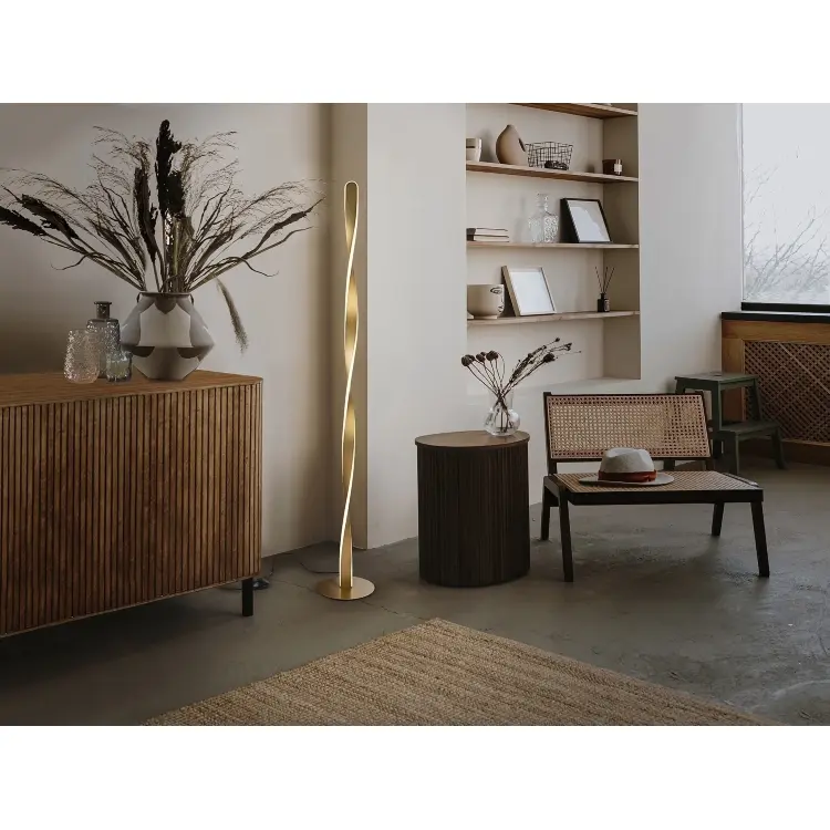 Торшер Twist золотой