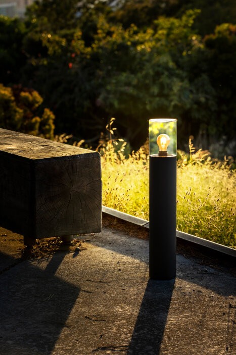 Проблесковый маячок Kila темно-серый/прозрачный H700 E27