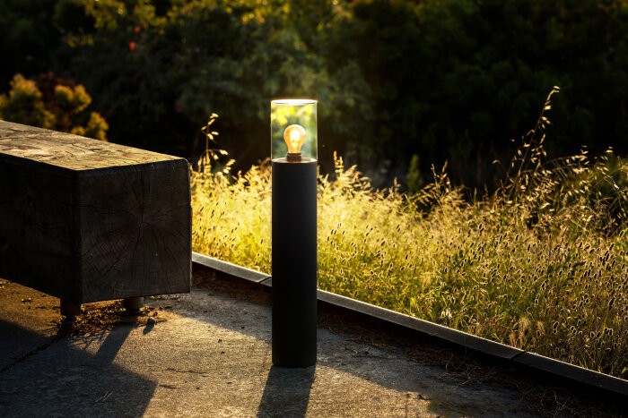 Проблесковый маячок Kila темно-серый/прозрачный H700 E27