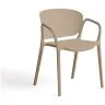 Уличный стул Ania бежевый пластиковый