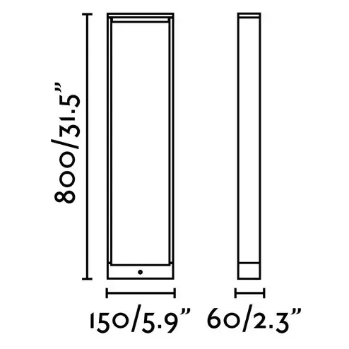 Уличный светильник Alp серый