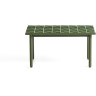 Уличный столик Maurina из зеленой стали с плиткой зеленого цвета 81 x 51 см