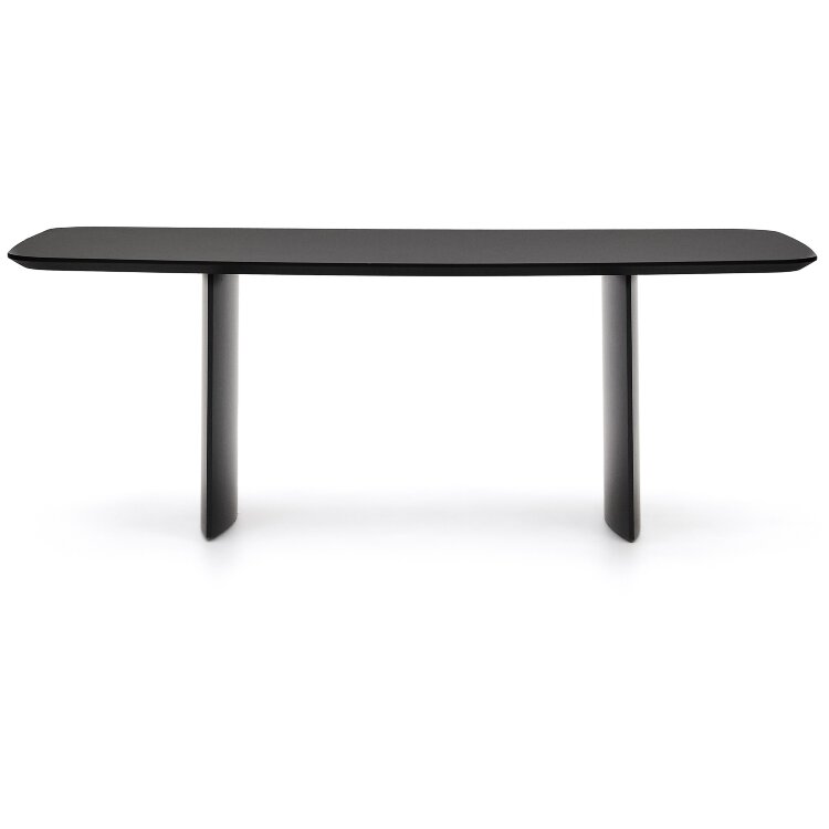 Стол из лакированного МДФ Litto черный, 200 x 100