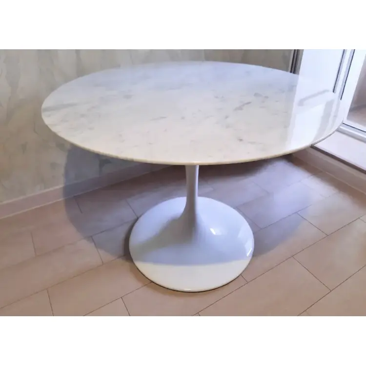 Стол обеденный белый Tulip Marble