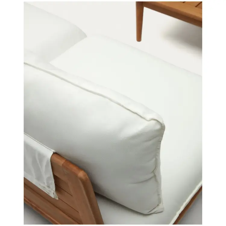 Portitxol Комплект из модульного углового дивана и журнального столика из массива тика