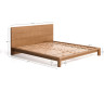 Кровать Arelida из дуба со светло-коричневой отделкой, для матраса 160 x 200 см